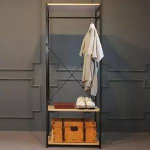 [생활] 이지 행거 옷걸이 옷장 조립 의류 선반 수납장 블랙