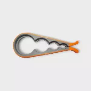 ksr 다기능 만능 오프너 4구 병따개 오렌지