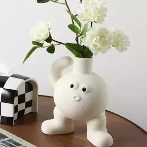 오브제화병 예쁜도자기꽃병 인테리어도자기꽃병 도자기꽃병