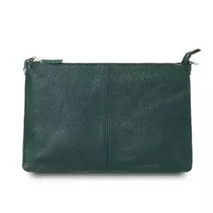 부드러운 소가죽 클러치 크로스백 대형