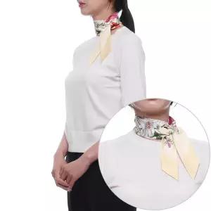 (구찌) 26SS 여성 플로라 프린트 실크 스카프 825121 3G001 7475 26S