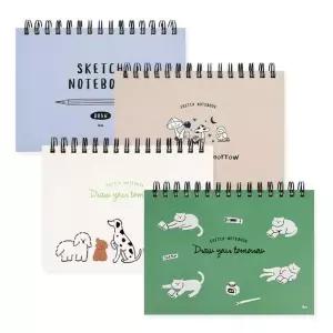 [셀러에이드]드로잉북 색상랜덤 스케치 드로잉 노트 크로키 그림 연습 미술