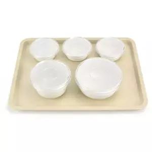 병원용 식판 배식판 성인 식판 나눔 식판 3찬 화이트 대접 국그릇