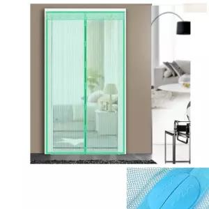 210x100cm 가정용 현관 문 방충망 자석 개폐 도어 모기장 그물망