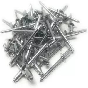 메탈 매저리 50 알루미늄 카운터싱크 헤드 블라인드 리벳 팝 3/16 x 1/4 (0.126-.250 인치 그립 범위) QTY