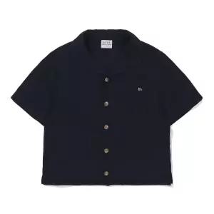 [롯데백화점]빈 네이비 리조트 시어서커 셔츠BA21BL01DN