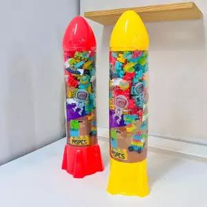 로켓 블럭 색상랜덤미니 놀이 조립완구 재미있는 장난감 집콕