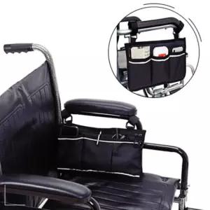 멀티포켓 더블수납 사이드백 휠체어 유모차 노인의자 FWBEDF48