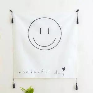 스마일 패브릭 포스터 110cmx110cm 가리개 천 T273-110