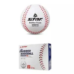 스타 야구공 캐치볼 베이스볼 연습용 12개입 트레이닝야구공