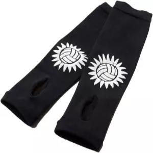 탠덤 스포츠 배구 패싱 슬리브 - 올바른 폼을 위한 인쇄된 타겟이 있는 팔 바닥 화상 및 타박상에 대한