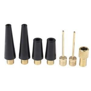 볼니들 깍지 어댑터 키트 자전거 타이어 팽창 펌프 부품 3 개 4 개