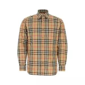 [롯데백화점]버버리 체커드 코튼 셔츠 체크 8070577