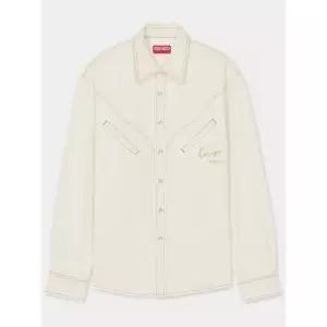 [롯데백화점]겐조 라프리마 겐조 크리에이션 웨스턴 셔츠 FE5 5DC411 6W4 WT