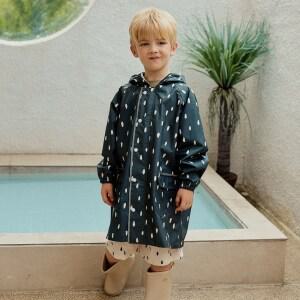 요바프 키즈 레인코트 남아 여아 공용 / 도트