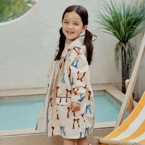 요바프 키즈 레인코트 남아 여아 공용 / 리본