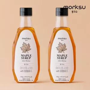 몽크슈 무설탕 저당 알룰로스 메이플시럽 530gx2