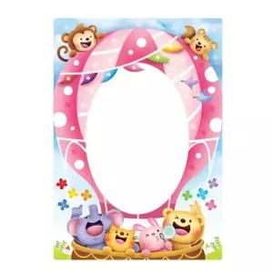 거울 환타스틱스 붙이는거울 스티커 열기구풍선여행 MR-462