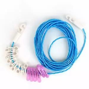 옥상빨래줄 FTA181B6 베란다 여행 코팅빨랫줄 10m 다용도집게줄