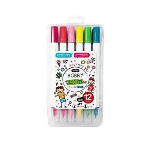 [문구/오피스] 꾸미기 도구 트윈펜 다이어리 색칠펜 여러 색상 펜