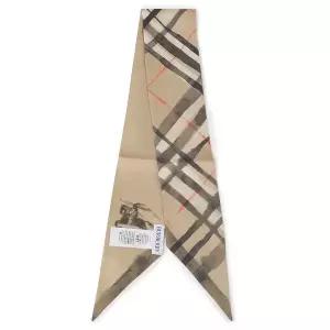[롯데백화점]버버리 스키니 워터컬러 체크 실크 스카프 8119960