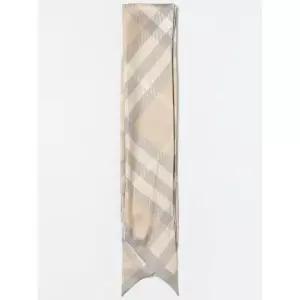 [롯데백화점]버버리 스키니 체커드 실크 스카프 체크 8083300