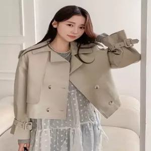 비올라 트렌치 더블 레더 숏자켓_S4627