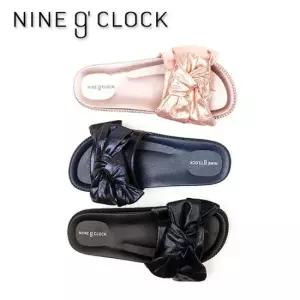 나인어클락 왕리본슬리퍼 여성신발 여자신발 여성슬리퍼 여자슬리퍼 편한슬리퍼