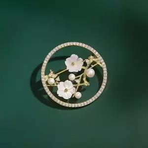 브로치 미니 옷핀 꽃 악세사리