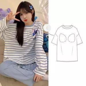 이너브라 파자마 세트 IT25018 바지 여성 주니어 투피스 슬립 이지