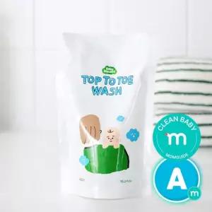 베이비스탠다드 탑투토워시 리필 450ml 아기 약산성 올인원 바디워시 바스앤샴푸