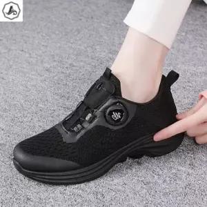 [애슬릿] 여성 운동화 다이얼 끈없는 메쉬 경량 러닝화