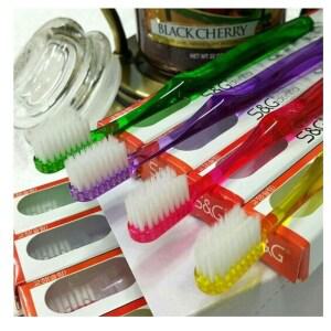 에스앤지 치과전용칫솔 교정용슬림모