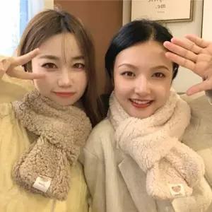 [콩심팥심]따듯해 뽀글이 여성 퍼 플리스 양털 귀여운 보들보들 워머 학생