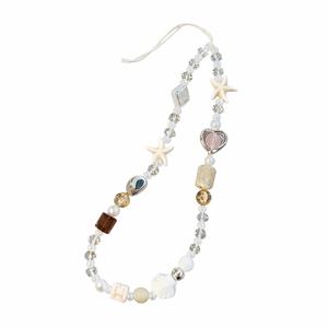 여성용 데일리 포인트 구슬 폰 스트랩