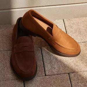 [슈펜] 천연가죽 스웨이드 페니로퍼 (HPMR7EA906-T)