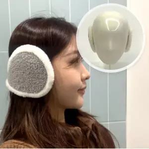 [라일리] Rly 겨울 방한 뽀글이 귀도리 왕 귀마개 그레이 귀돌