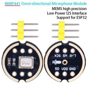 INMP441 전방향 마이크 모듈 MEMS 고정밀 저전력 I2S 인터페이스 지지대 ESP32