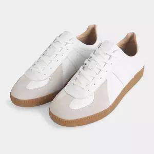 [슈펜] [오솔라이트]레더 NEW ARMY 스니커즈 4.5cm 키높이 (HPMR6EA302-T)