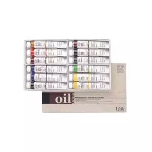 유화물감 KH92ZA35 세트 12색 20ml 물감도구 오일물감