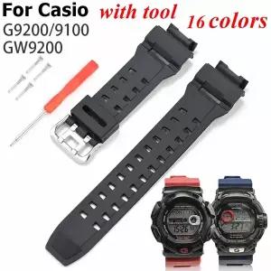 호환  Casio Rangeman G-SHOCK G9200 G9100 GW9200 GW9101 GW9102 GW9110 GW9125 시계 스트랩 팔찌 손목 밴