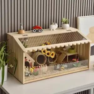 자동 뱀 소라게 바닥재 파충류 사육장 포맥스사육장