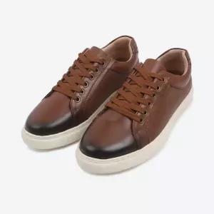 [슈펜] 천연가죽 핸드스티치 베이직 스니커즈 (HPMR6EA201-T)