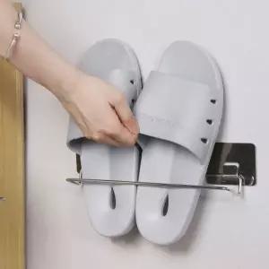 화장실거치대 부착형욕실화거치대 수건 화장실 실내화 슬리퍼걸이