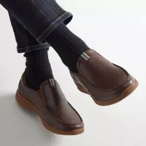 [슈펜] [이지라이트] 스티치 레더 컴포트 슬립온 (HPMR9EA303-T)