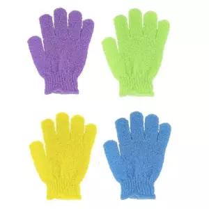 손가락장갑 샤워타올-색상랜덤 2p 약13x18cm