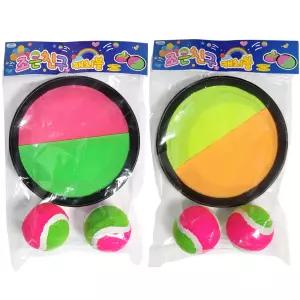 조은친구 캐치볼(2개)야외공놀이 찍찍이 야구 놀이 캠핑 학교체육 장난감