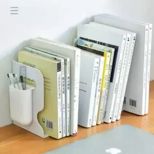 늘어나는 수납함 책정리함 3칸길이조절 책꽂이 책장 사무용 길이조절 서재