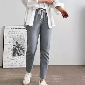 [라일리여성의류] Rly 밴딩 배기바지 여성 본 여름 9부 팬츠 바지