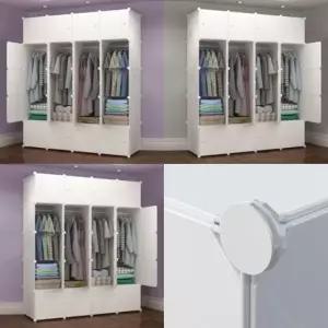 화이트 선반 옷장 147x183cm 베란다옷장 좁은방옷장